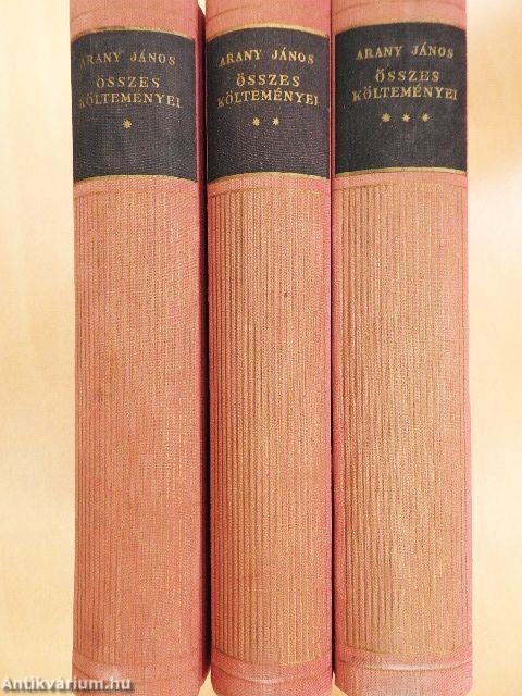 Arany János összes költeményei I-III.