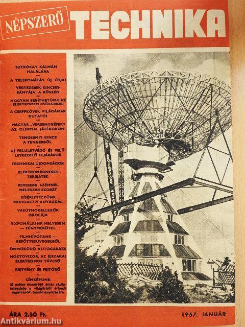 Népszerű Technika 1957. január-december