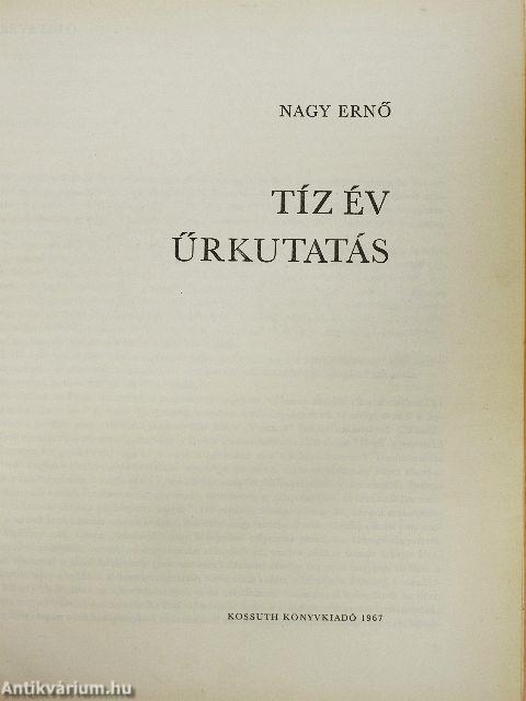 Tíz év űrkutatás