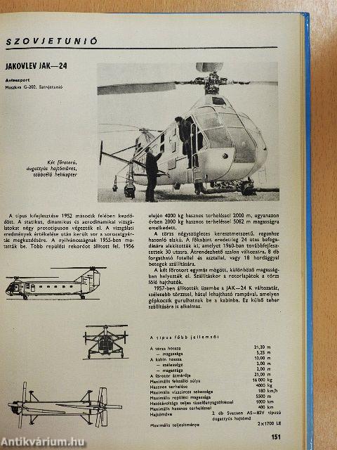 Repülőgép-, helikopter- és hajtóműtípusok