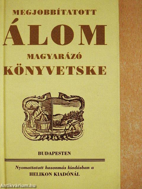 Megjobbítatott álom magyarázó könyvetske