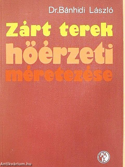 Zárt terek hőérzeti méretezései