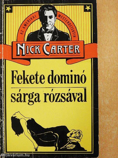 Fekete dominó sárga rózsával