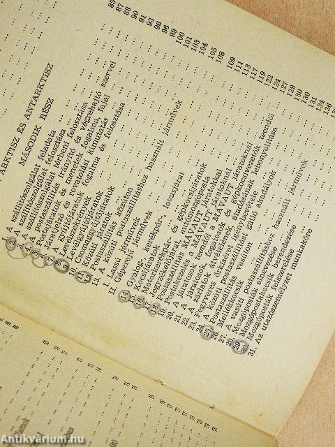 Postaföldrajz és szállító szolgálat