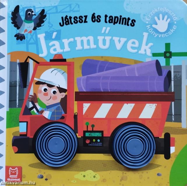 Játssz és tapints - Járművek. Érzékfejlesztő könyvecske
