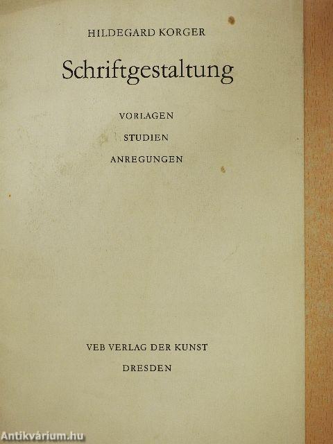 Schriftgestaltung