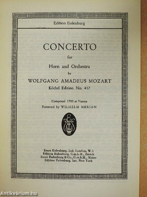 Concerto for Horn and Orchestra
