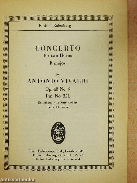 Concerto for two Horns