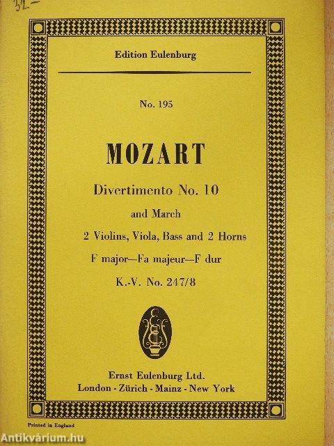 Divertimento No. 10