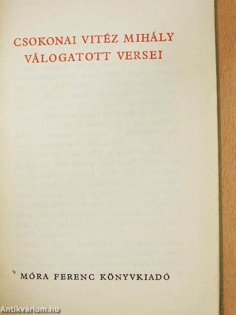 Csokonai Vitéz Mihály válogatott versei