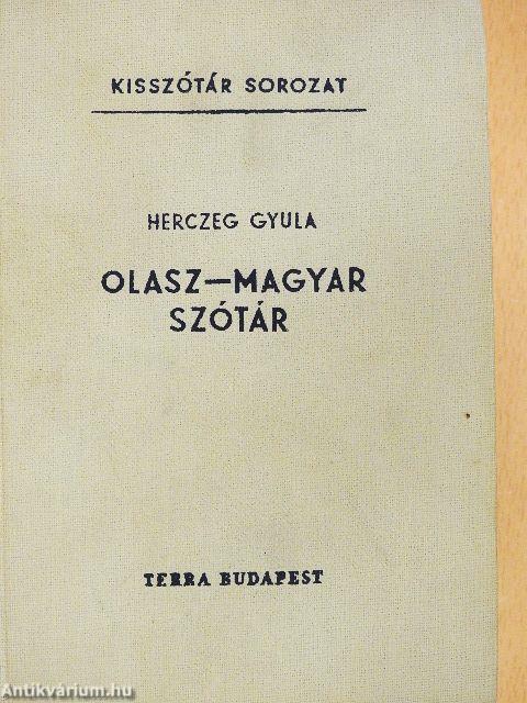 Olasz-magyar szótár