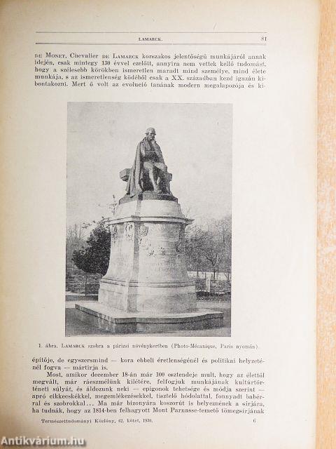 Természettudományi Közlöny 1930. februárius 1.