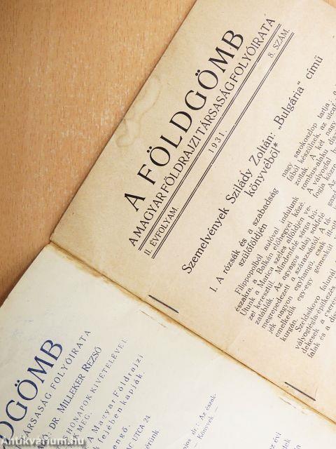 A Földgömb 1931/8.