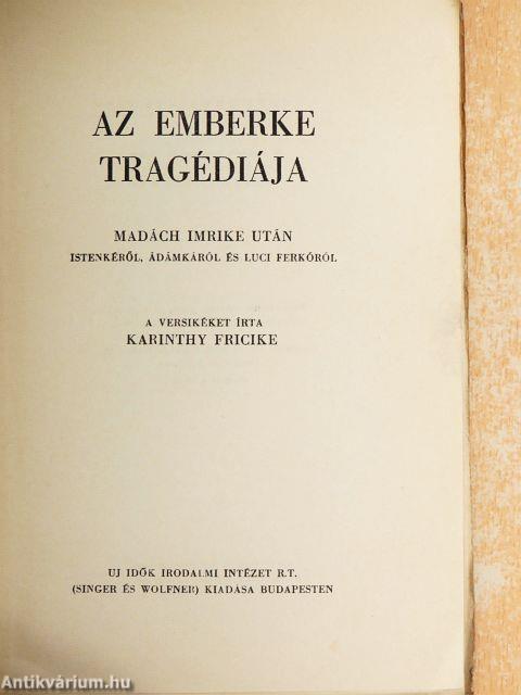 Az emberke tragédiája