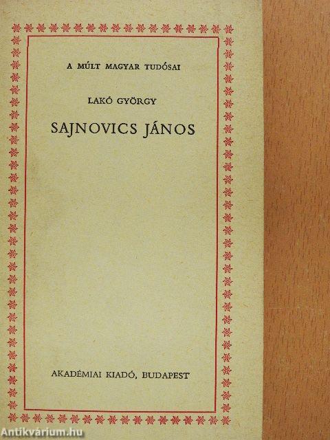 Sajnovics János