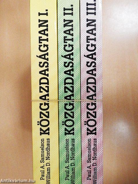 Közgazdaságtan I-III.