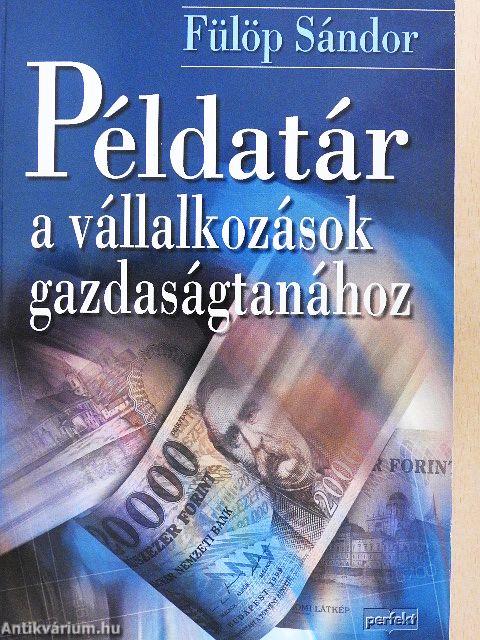 Példatár a vállalkozások gazdaságtanához