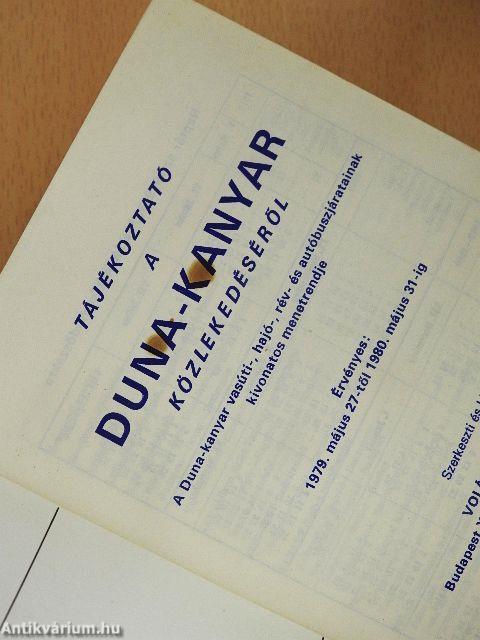 Tájékoztató a Duna-kanyar közlekedéséről