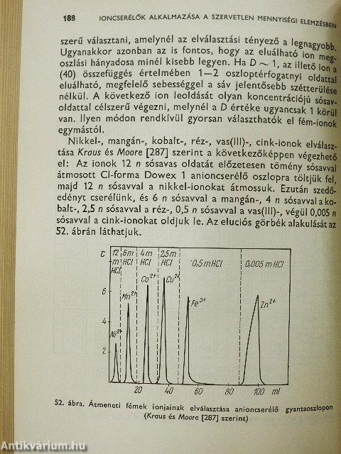 Ioncserélők analitikai alkalmazása