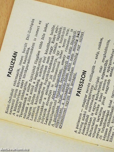 Padlizsán, patisszon, póréhagyma receptek