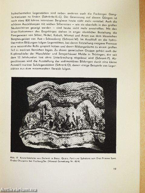 Die mineralogisch-lagerstättenkundlichen Sammlungen der Sektion Geowissenschaften an der Bergakademie Freiberg