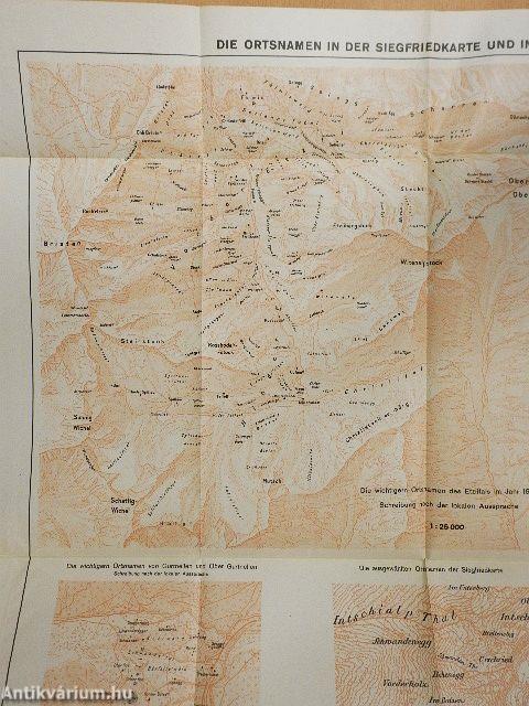 Ziele der Ortsnamenkunde in der Schweiz mit besonderer Berücksichtigung der Kartennomenklatur/Die Orts- und Flurnamen auf den neuen Landeskarten der Schweiz/Die Namengebung auf den amtlichen topographischen Karten der Schweiz