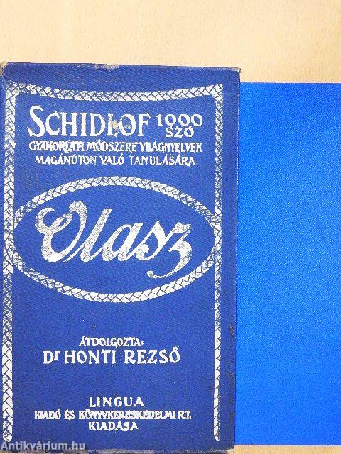 Schidlof gyakorlati módszere - Olasz 1-10. füzet