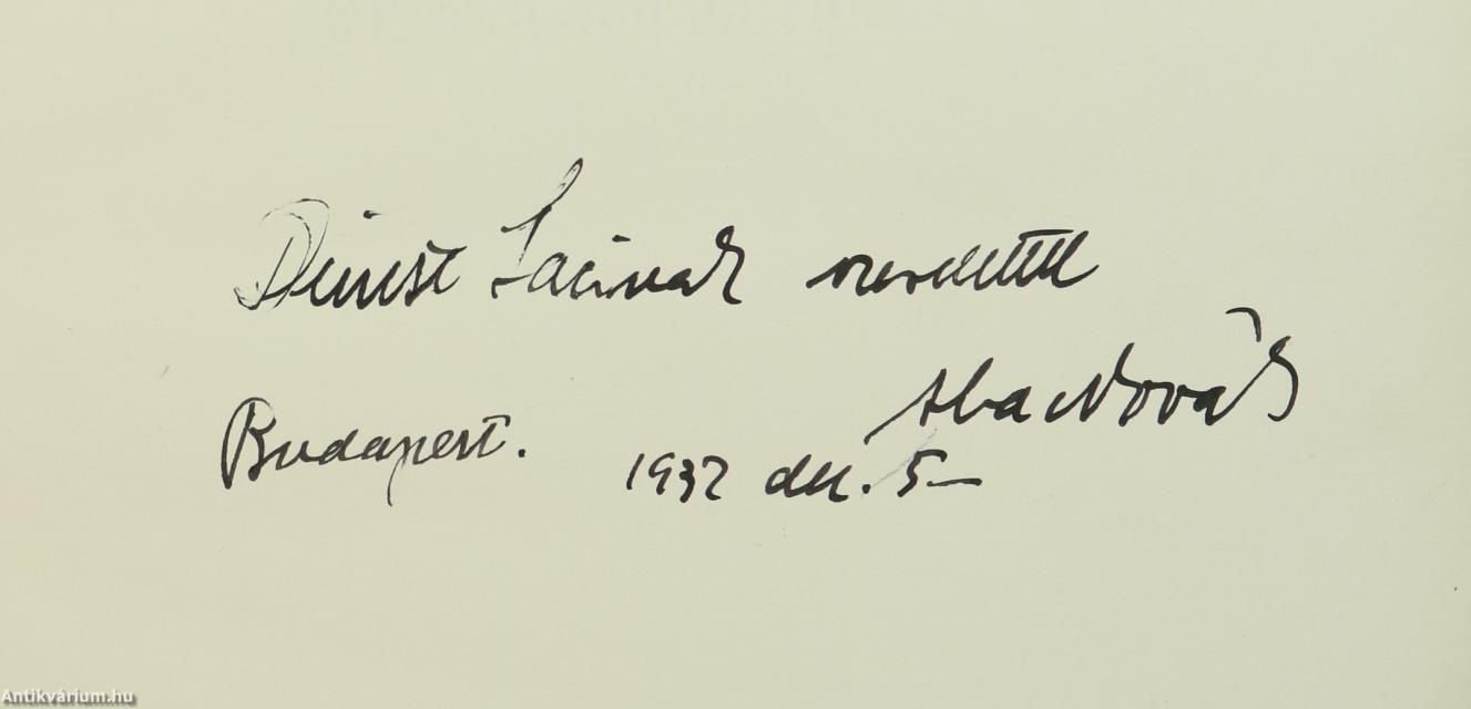 Aba-Novák (dedikált példány)