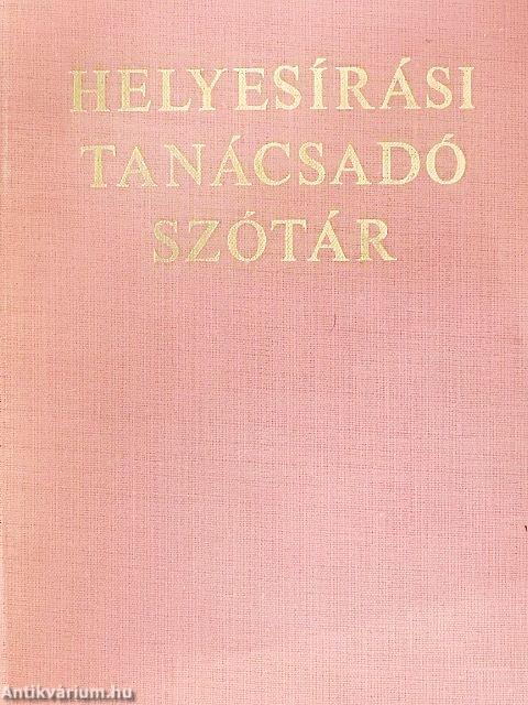 Helyesírási tanácsadó szótár