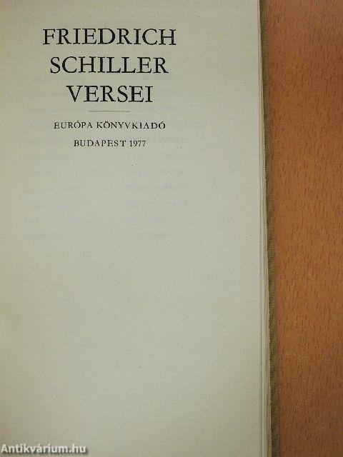 Friedrich Schiller versei
