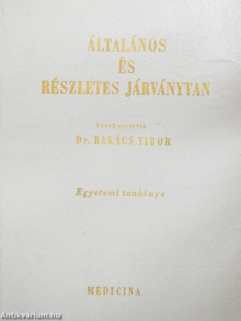 Általános és részletes járványtan