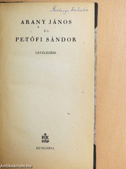 Arany János és Petőfi Sándor levelezése