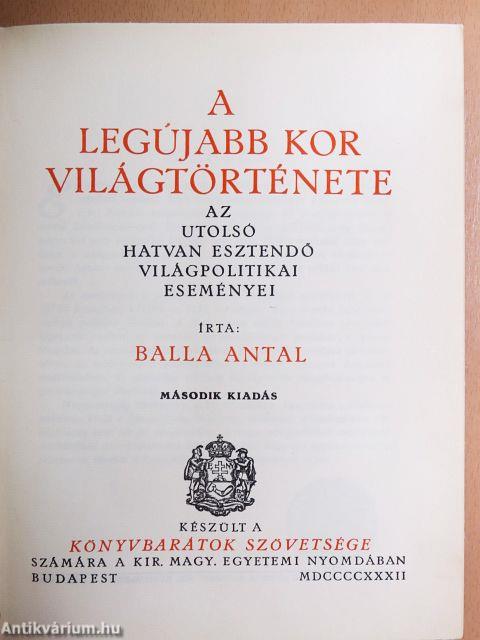 A legújabb kor világtörténete