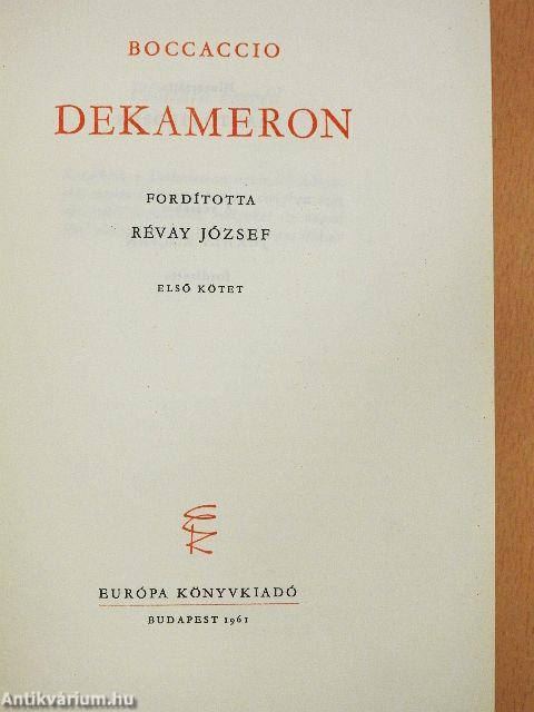 Dekameron I-II.