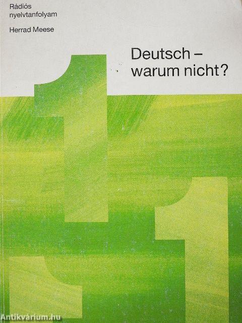 Deutsch - warum nicht? 1.
