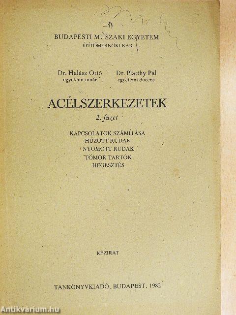 Acélszerkezetek 2.