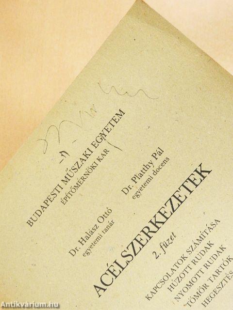 Acélszerkezetek 2.