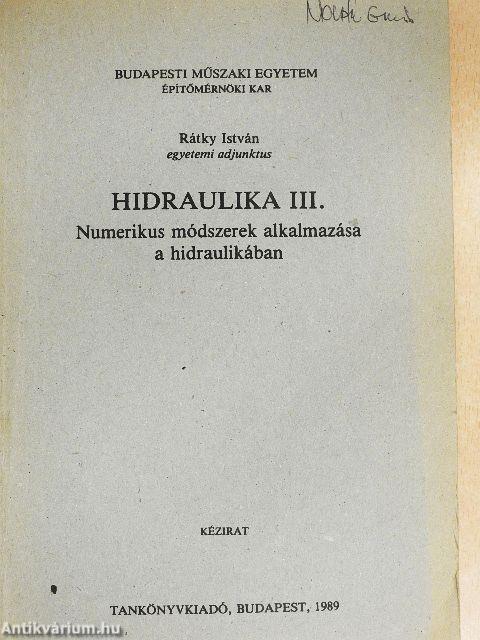 Hidraulika III.