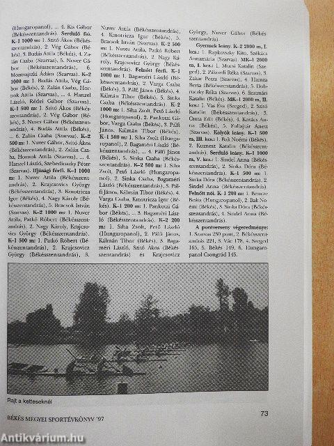 Békés megyei Sportévkönyv '97