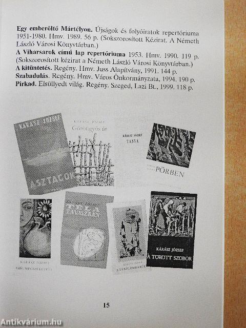 A Kárász József Alapítvány évkönyve