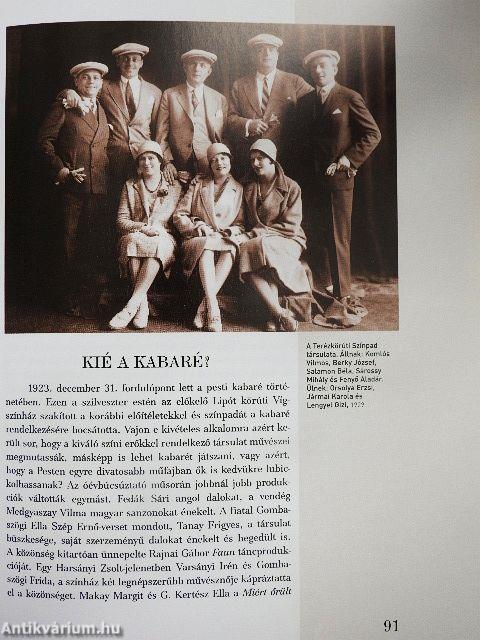 A pesti kabaré 100 éve