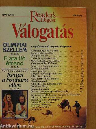 Reader's Digest Válogatás 1992. július