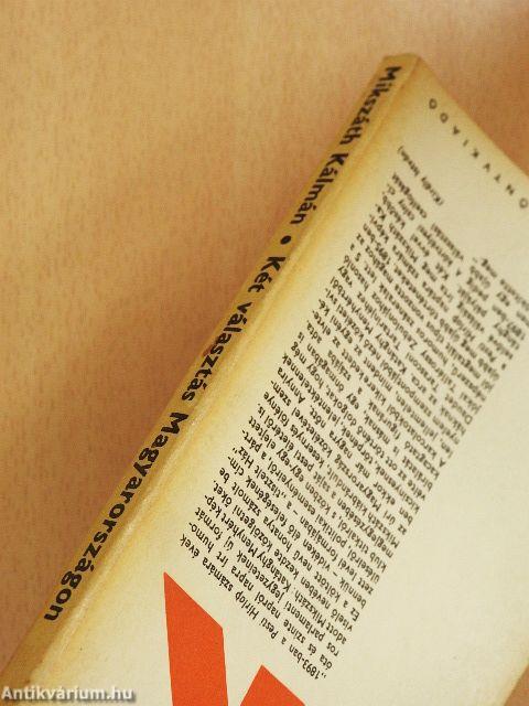 Két választás Magyarországon