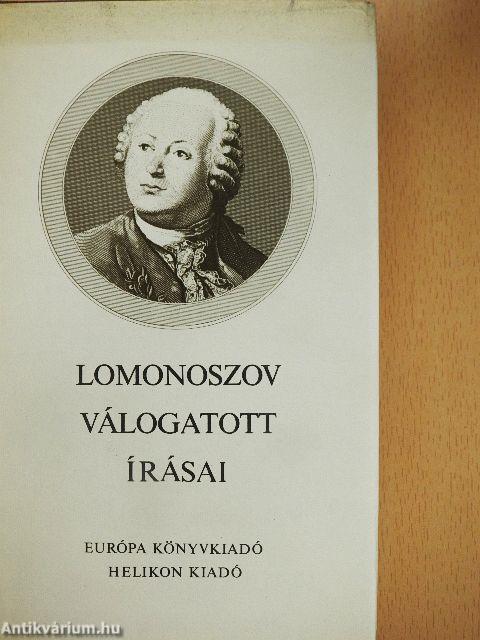 Mihail Lomonoszov válogatott írásai