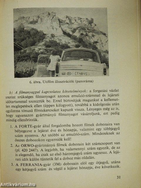 Filmes ötletek amatőröknek