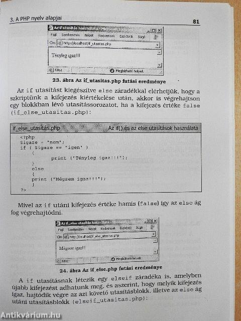 Webes adatbázis-kezelés MySQL és PHP használatával - CD-vel