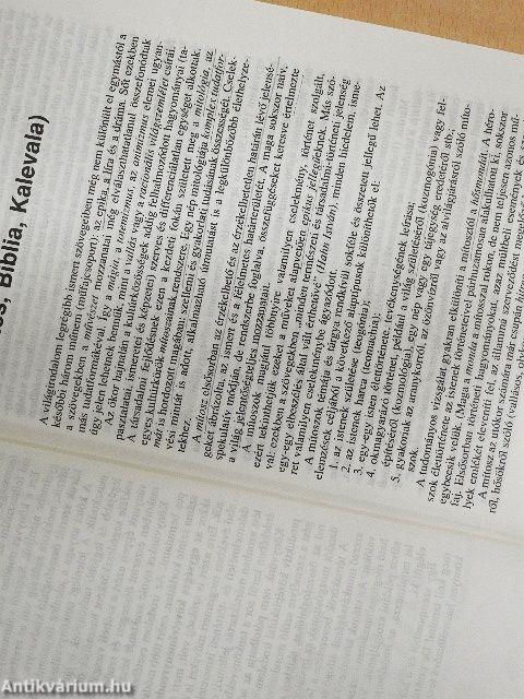 Érettségi témakörök, tételek - Irodalom