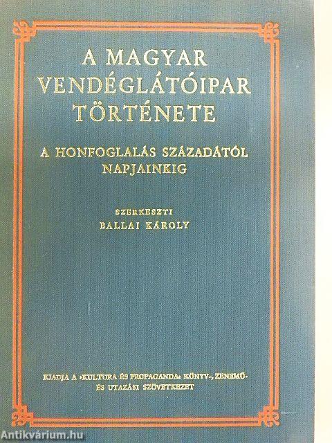 A magyar vendéglátóipar története