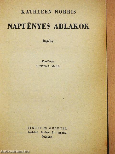 Napfényes ablakok