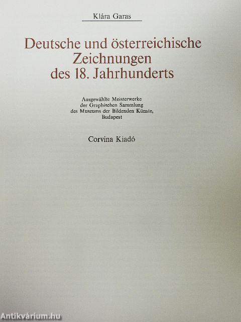 Deutsche und österreichische Zeichnungen des 18. Jahrhunderts